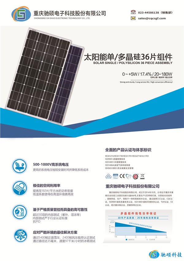 太阳能单/多晶硅36片组件,太阳能电池板